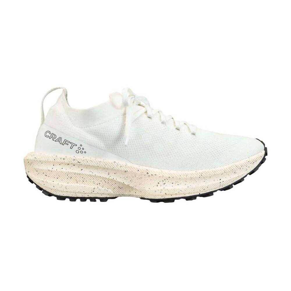 NEW CRAFT men's pro endurance trail running shoes in ash white